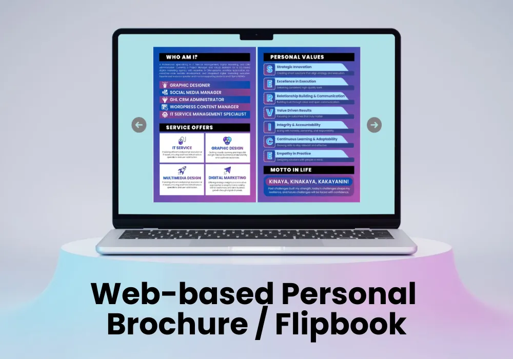 Web-based Personal Brochure / Flipbook