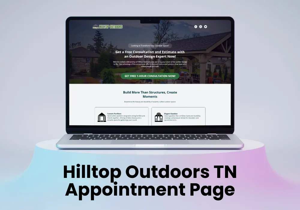 Hilltop Outdoors TN Appointment Page